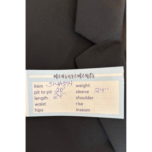 Ann Taylor Size 0 Black Two-Button Blazer Rayon/Polyester/Spandex - Picture 12 of 16